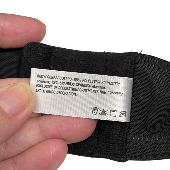 Maidenform Bra Womens 36DD Black Perfect Lift Push Up Convertable Bra SE1186 - Picture 8 of 10